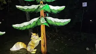 Winterland Trail at LA Zoo Lights Animals Aglow 2024