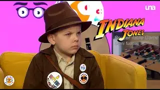 OČIMA DETETA I Mali Indijana Džons protiv Davida-Jovana u igri: Pogodi ko sam ako može&scaron;! 🧠😋 I UNA TV