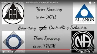 On Melody Beattie's Ch 5 - Detachment - Codependent No More