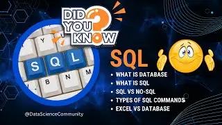 Introduction to SQL | Database | SQL vs No-SQL | must know this SQL terms  | 2023