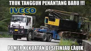 GEMPAR !!! Truk Tangguh IVECO Pamer Kekuatan, Libas Jalur Sitinjau Lauik Dengan Sangat Mudah