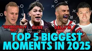 Мои 5 лучших моментов сезона NRL 2025 года