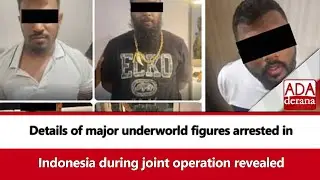 Details of major underworld figures arrested in Indonesia during joint operation revealed (English)