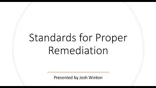 Standards for Proper Mold Remediation
