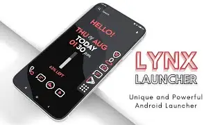 Lynx: уникальный и мощный лаунчер для Android 🔥 #androidthemes