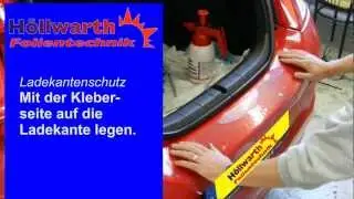 Ladekantenschutz transparente PU-Folie mit Deckfolie von H&ouml;llwarth Folientechnik.MP4