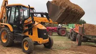 JCB 3DX Super Loading... a Tractor....