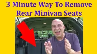 Пошаговое снятие заднего ряда сидений минивэна для кемпервэна (Dodge Grand Caravan)