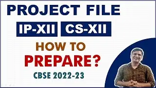 How to make IP Project File Class 12 | IP Project Class 12 | Computer Project File