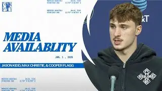 Jason Kidd, Max Christie, & Cooper Flagg | Media Availability vs PHI | 01/01/26