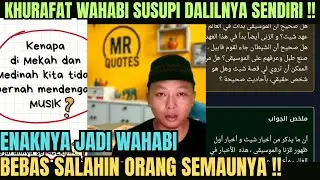 WAHABI PAKE HADIS MAUQUF JIKA UNTUK HAKIMI KELOMPOK LAIN !!