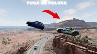 Fuga da polícia com o Corsa beamng.drive