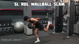 SL RDL Wallball Slam | Sports Specific Training | @crossfittoday 