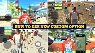 New Custom Option Cheat Code in Indian Bike Driving 3D 🤯🔥| How To Use New Feature | Harsh in Game