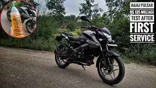 Pulsar NS 125 | One Litre Mileage Test After First Service Shocking Result | Atulzilla