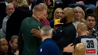 LeBron James Talks Hug With Nikola Jokic During Lakers vs. Nuggets Utmost Respect'