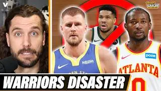 Warriors DISASTER missing Giannis + Kuminga traded for PENNIES on dollar to get Porzingis from Hawks