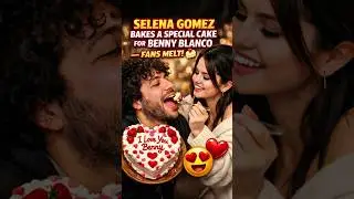 Selena Gomez Bakes a Special Cake for Benny Blanco &mdash; Fans Melt!