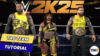 WWE 2K25 Guide to Making Jey & Jimmy Uso with Naomi as a Team!