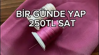 BİR GÜNDE YAP 250TL SAT💰KOLAY GÖSTERİŞLİ ÇITI PITI SIRALI İĞNE OYASI MODELİ
