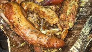 Sticky Lemon Pepper Barbecue Smoked Pig tails signature Pork Dish by Chef Ricardo Adams #food #fyp