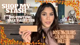Shop My Stash for Fall Palettes ft. Dose of Colors Golden Hour Palette
