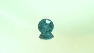 Traumhafter London Blue Topas im John Dyer Star Brite&trade; Rundschliff mit 9,62 ct. aus Brasilien