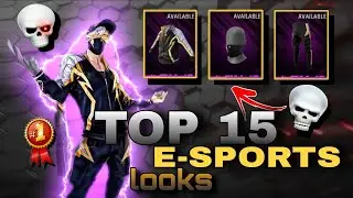 🔥TOP 15👌 ESPORTS OUTFITS WITH FFWS 2025 BUNDLE🤯 || FREE FIRE OUTFITS#dilwale07ff #freefire#trending