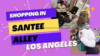 Santee alley Los Angeles Shopping vlog