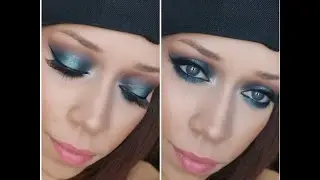 Emerald Teal Eye Makeup Look | Morphe Brushes 35C Palette & Bh Cosmetics Wild & Free Palette
