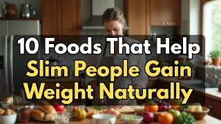 10 Foods That Help Slim People Gain Weight Naturally    #WeightGain #HealthyWeightGain #HealthyFoods