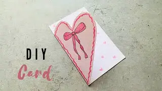 😍 Cute Heart Card for Valentine&rsquo;s Day | Easy Heart Card | DIY Heart Card #valentinesday