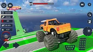 Monster Truck Stunt Crazy Mega Ramp Challenge Android Game