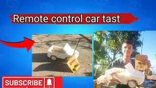 आज म घरमानै बनाएको Remote control car test गर्न जादौ छु । के भयो यस्तो हेर्नुस ??🤔🤔🤔🤔