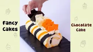 So Yummy Roll Cake Decorating Ideas #shorts