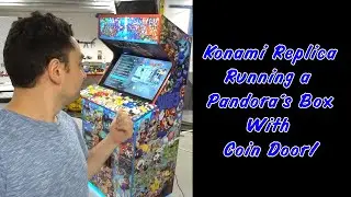 Konami Replica Cab Running a Pandora's Box With A Coin Door