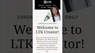 I&rsquo;m Officially an LTK Creator! ✨💖