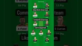 Dream Team #dream11 #dreamteam #viral #cleansweep #PBKSvsDC