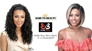 Hair to Beauty New Hairs - Bobbi Boss Headband Wigs and Lace Front Wig!!! (BADU-W, BADU-S, & IRIS)