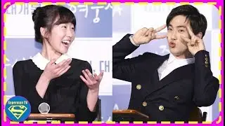 EXO's Suho and Actress Kim Hwanhee Shows Chemistry at Press Conference for Their Upcoming Film