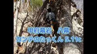 カンテのたっくん  5.11c（甲府幕岩 八幕）イレブン完登315本目