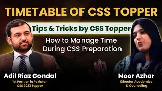 CSS 2027 Timetable by Topper | Start Preparation Now | Adil Riaz Gondal | 