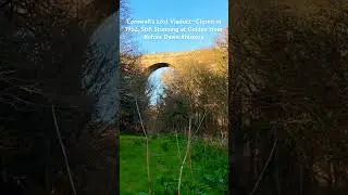 Cornwall&rsquo;s Lost Viaduct&mdash;Closed in 1962 Still Stunning at Golden Hour #history #cornwall #railway