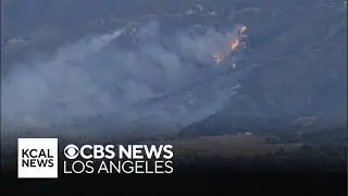 Macy Fire scorches the hillside above Lake Elsinore homes