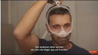 Philips DreamWisp näsmask - Instruktion för daglig användning.