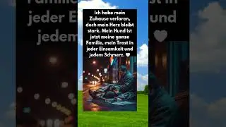 🐶❤️ Mein Hund, meine einzige Familie &ndash; eine ber&uuml;hrende Geschichte 🏡💔