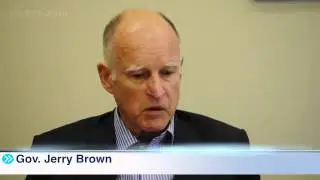 Gov. Jerry Brown Talks About The Bills On His Desk