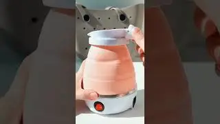Foldable Electric Kettle Your On-the-Go Tea & Coffee Solution!