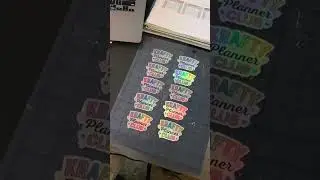 Making Holographic Stickers with Koala Printable Vinyl #holographicstickers #diystickers #koalapaper