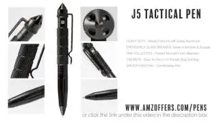 Sminiker Professional Defender Tactical Pen Aircraft Aluminum Self Defense Pen With Glass Breaker